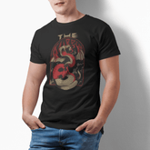 Snake And Skull Hell Creature Unisex T-Shirt